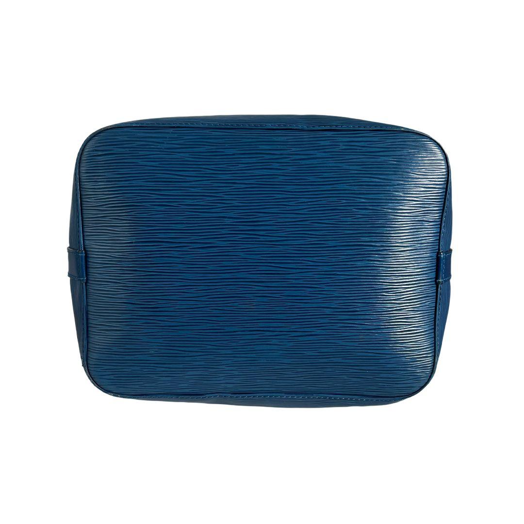 【鑑定済】ルイヴィトン　エピ　プチノエ　ショルダーバッグ　ハンドバッグ　ブルー