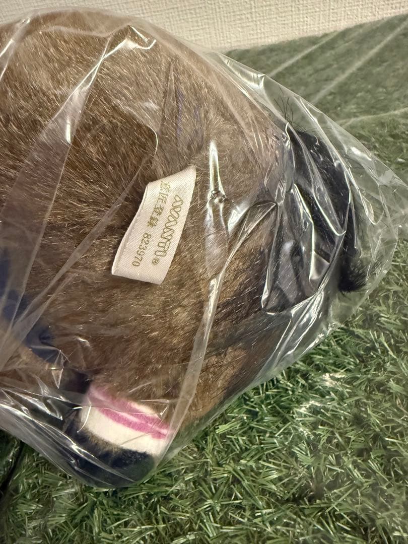 初版　AVANTI社製 Sサイズ　ぬいぐるみ 馬ぐるみ　ハルウララ