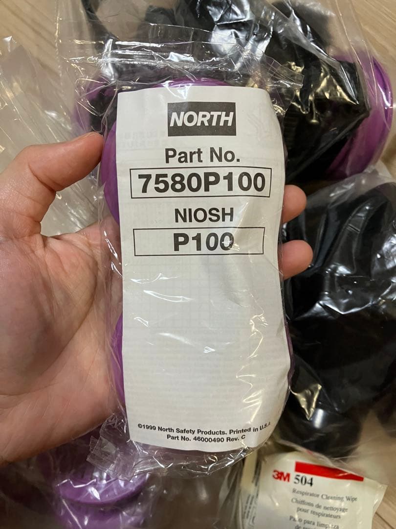 Honeywell North 7700 30M シリコン製ハーフマスク M