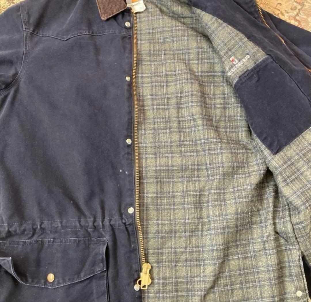 古着　Carhartt ネイビー ジャケット C52MDT
