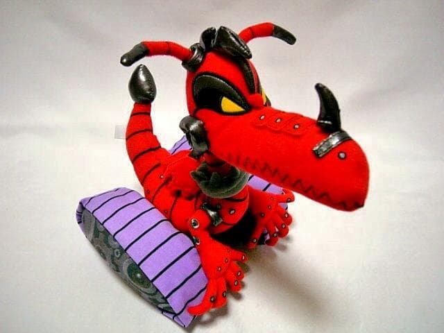 ◆fcolection　レッドドラゴン　戦車　ぬいぐるみ◆可動：顔・首・尻尾◆