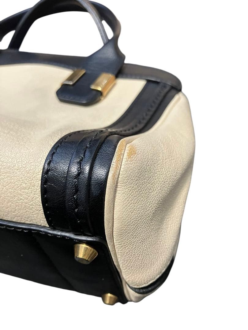 Chloe クロエ リトルアリス バイカラー2wayショルダーバッグ