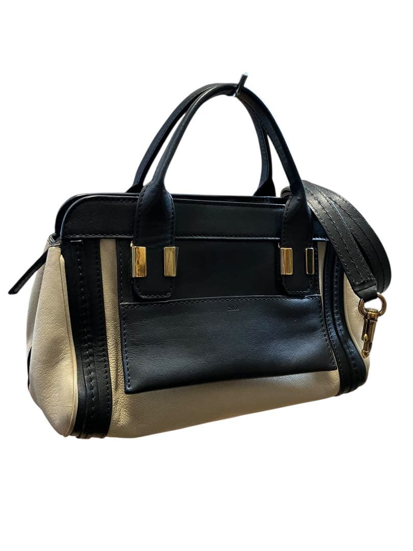 Chloe クロエ リトルアリス バイカラー2wayショルダーバッグ