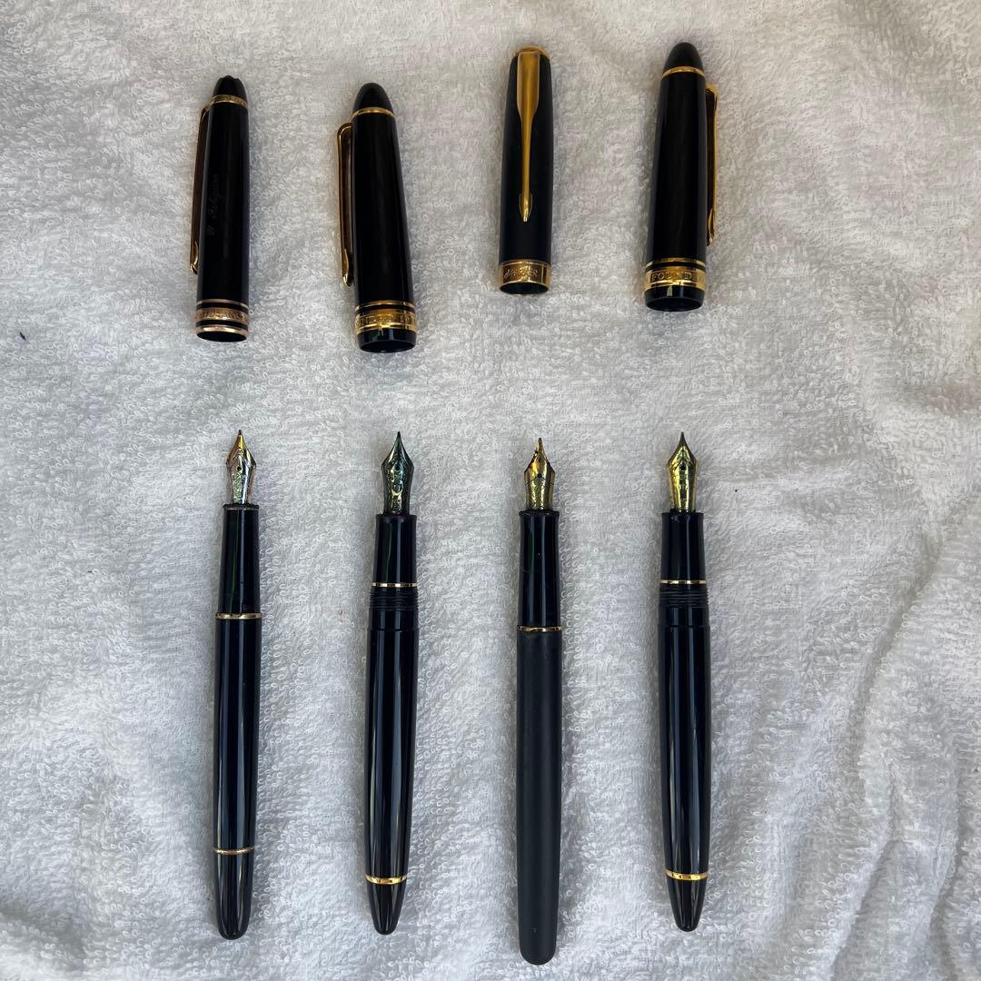 【修理必要】万年筆　4本セット（14K 3本）