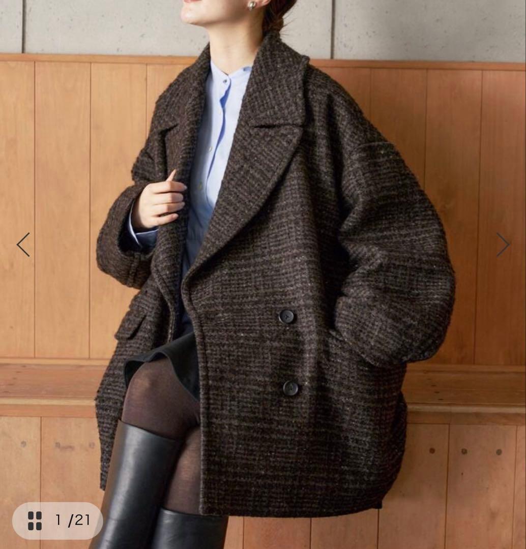 IENA イエナ　LA TORRE チェックコート　38 新品