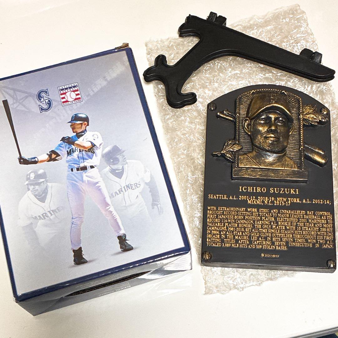イチロー MLB殿堂入りプラーク(盾)マリナーズ　8/10球場配布グッズ