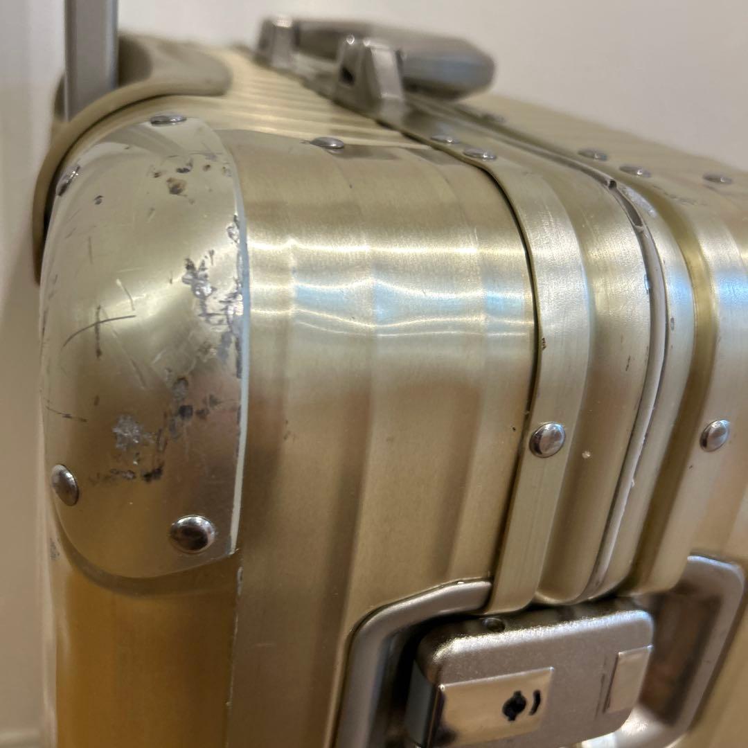 【RIMOWA】 リモア　トパーズ　チタニウム　ゴールドスーツケース　63L