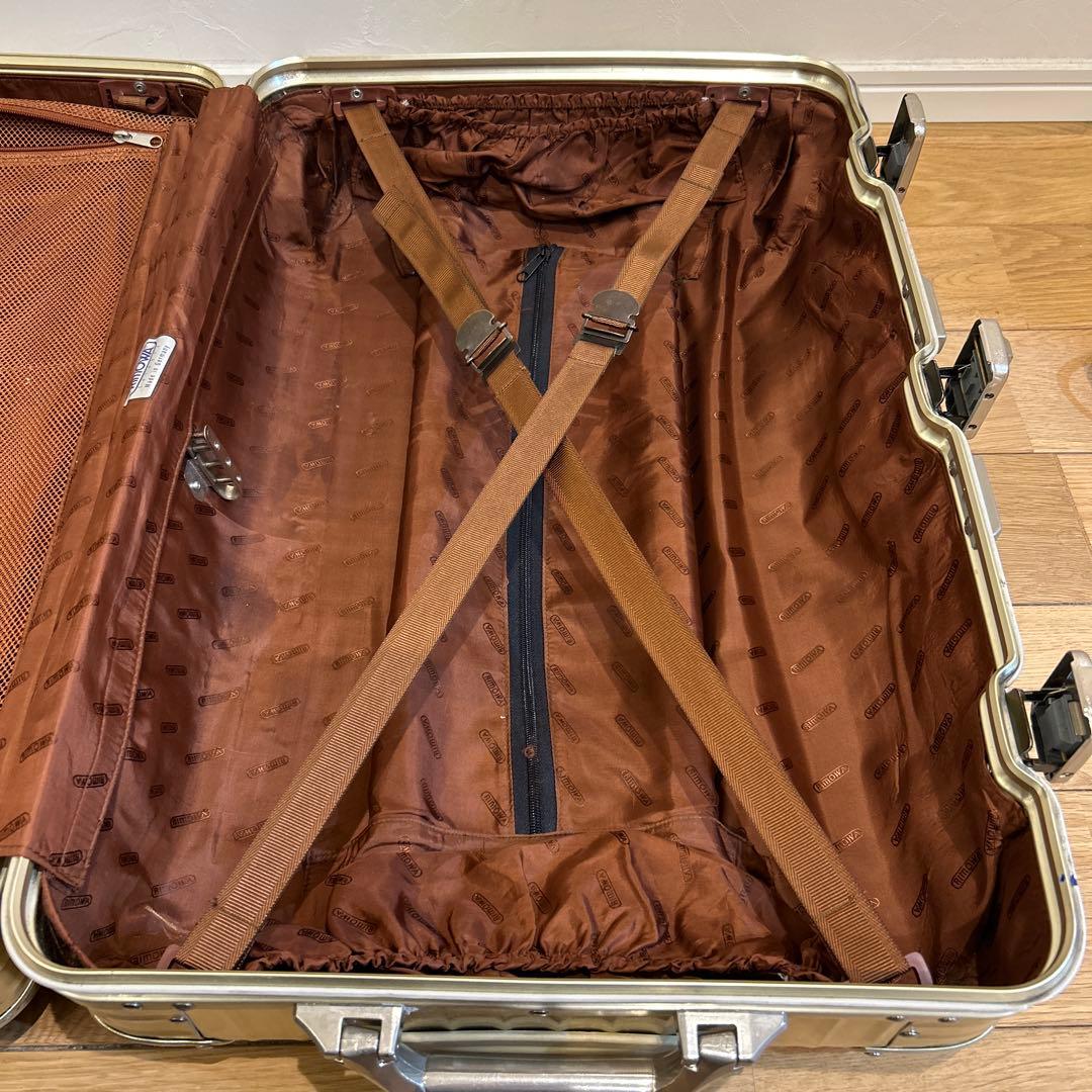 【RIMOWA】 リモア　トパーズ　チタニウム　ゴールドスーツケース　63L