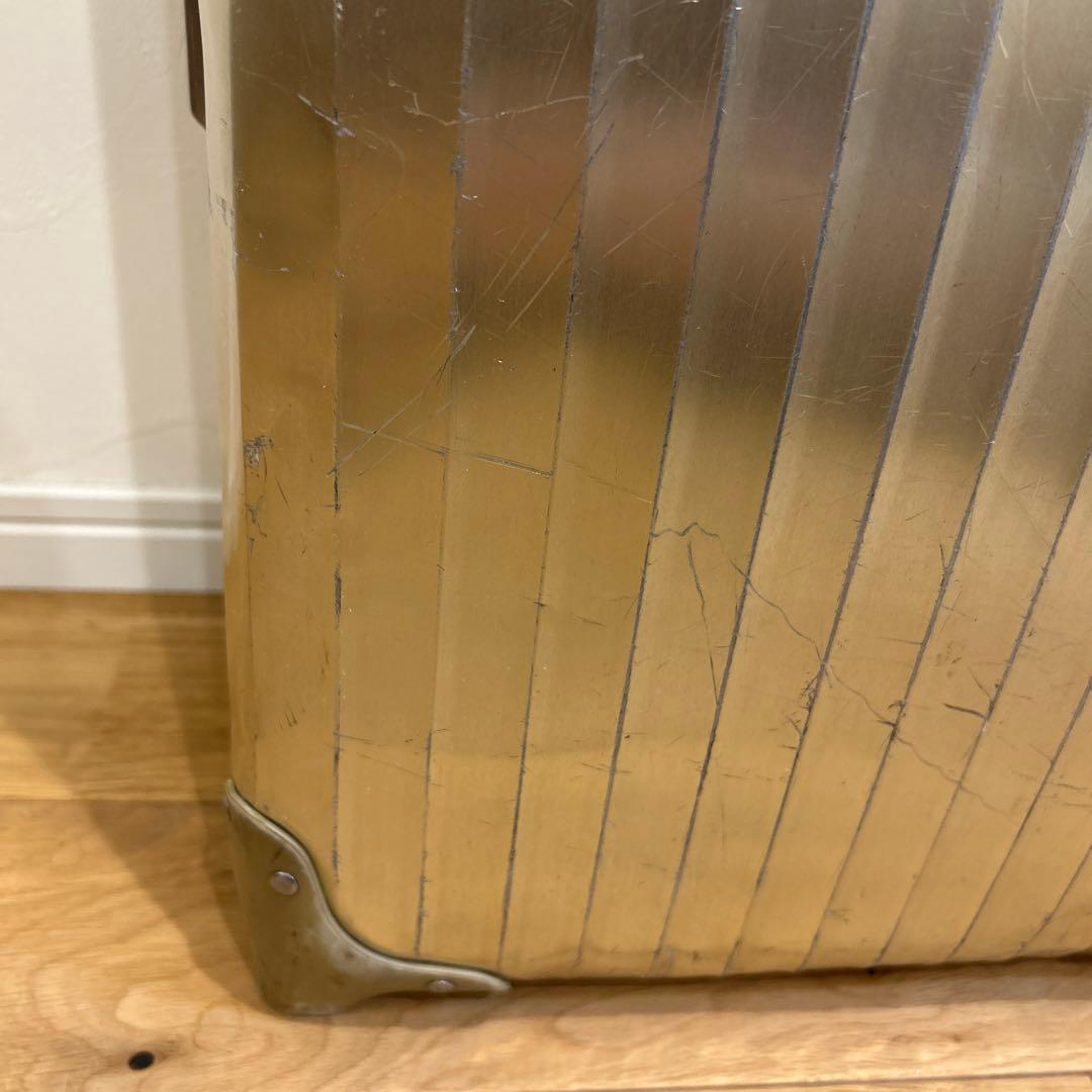 【RIMOWA】 リモア　トパーズ　チタニウム　ゴールドスーツケース　63L