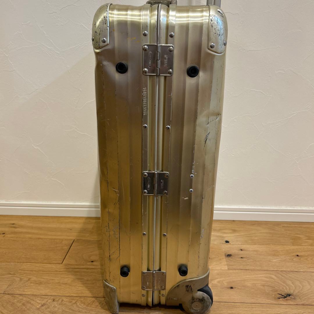 【RIMOWA】 リモア　トパーズ　チタニウム　ゴールドスーツケース　63L