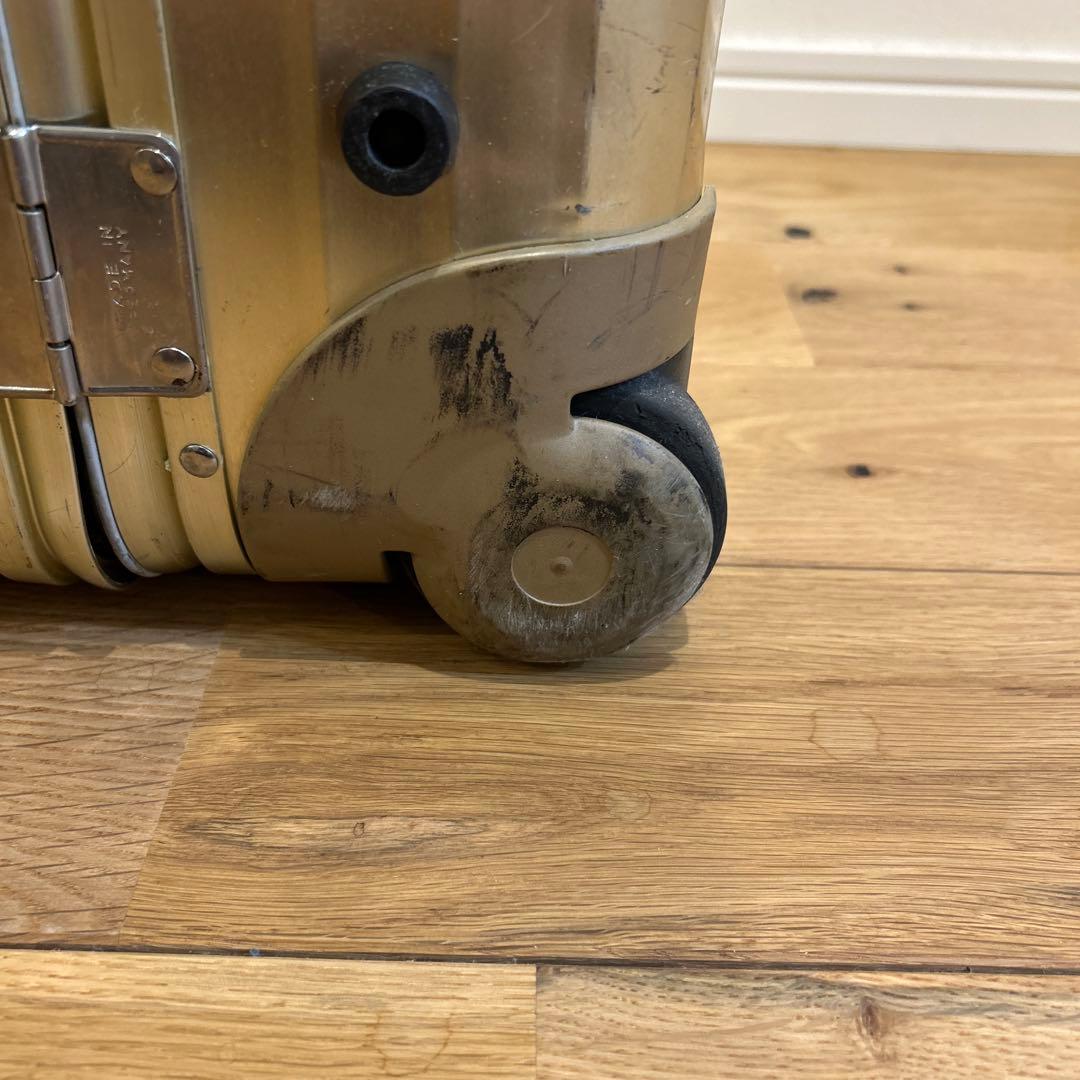 【RIMOWA】 リモア　トパーズ　チタニウム　ゴールドスーツケース　63L