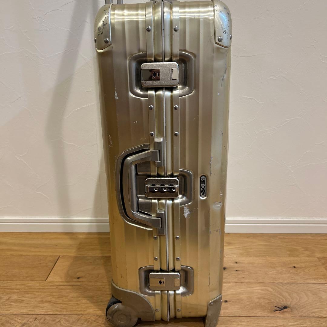 【RIMOWA】 リモア　トパーズ　チタニウム　ゴールドスーツケース　63L