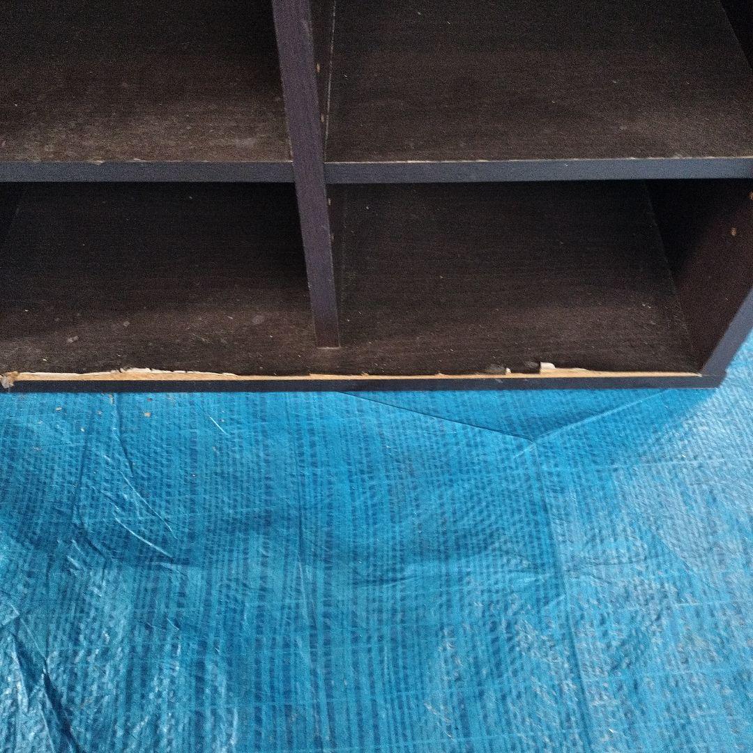 こげ茶靴箱・下駄箱・シューズラック（最下段等の削れ要確認）