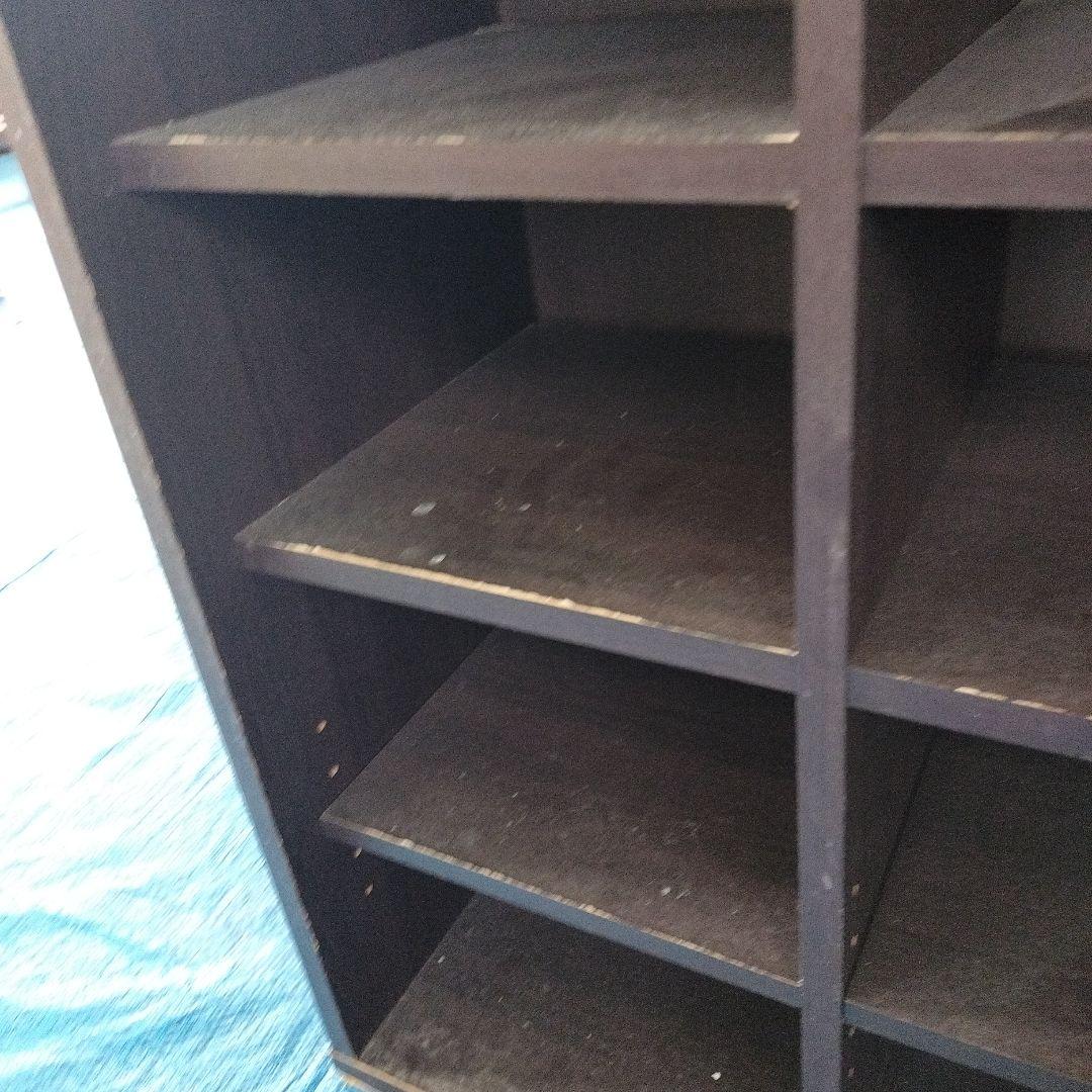 こげ茶靴箱・下駄箱・シューズラック（最下段等の削れ要確認）