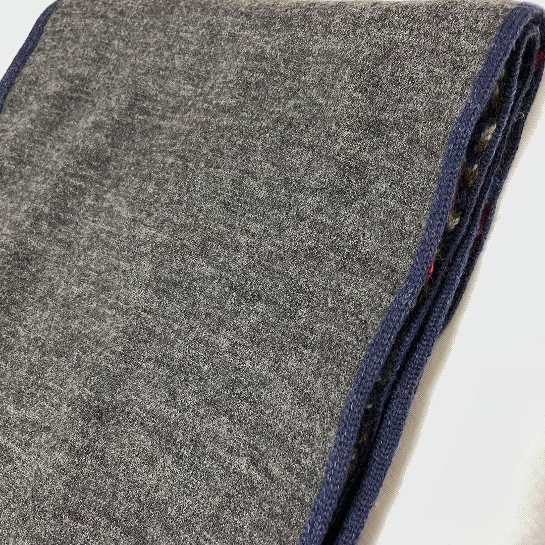 45R アルパカジャガードカウチンフェアアイル マフラー