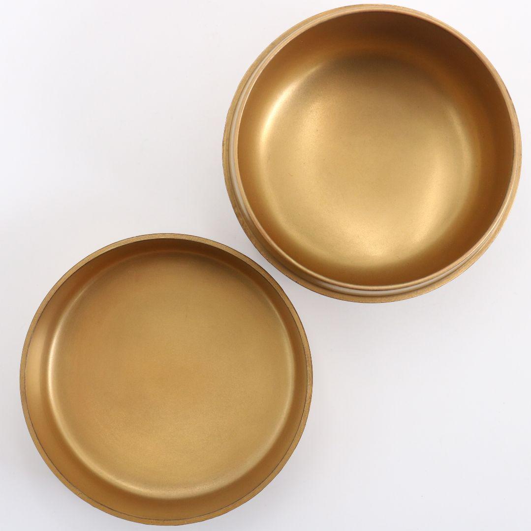 久世宗春作 四季草花 金蒔絵 平棗 内金塗 梨子地 茶道具 共箱　DW947