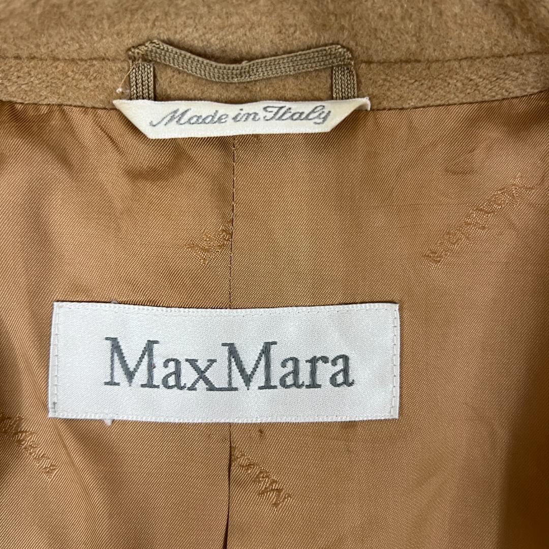 《美品》マックスマーラ 白タグ コート キャメル レディース M相当