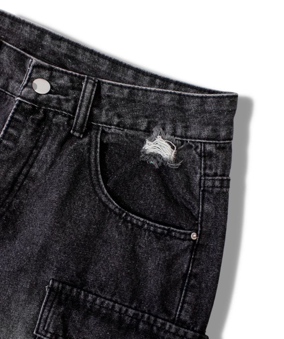 GA DAMAGE-BUGGY CARGO ダメージバギーカーゴデニムパンツ