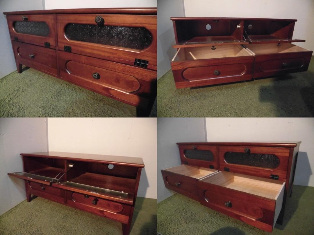 送料無料アウトレット【展示品・新品】天然木★北欧風★レトロモダン★ローボード９０