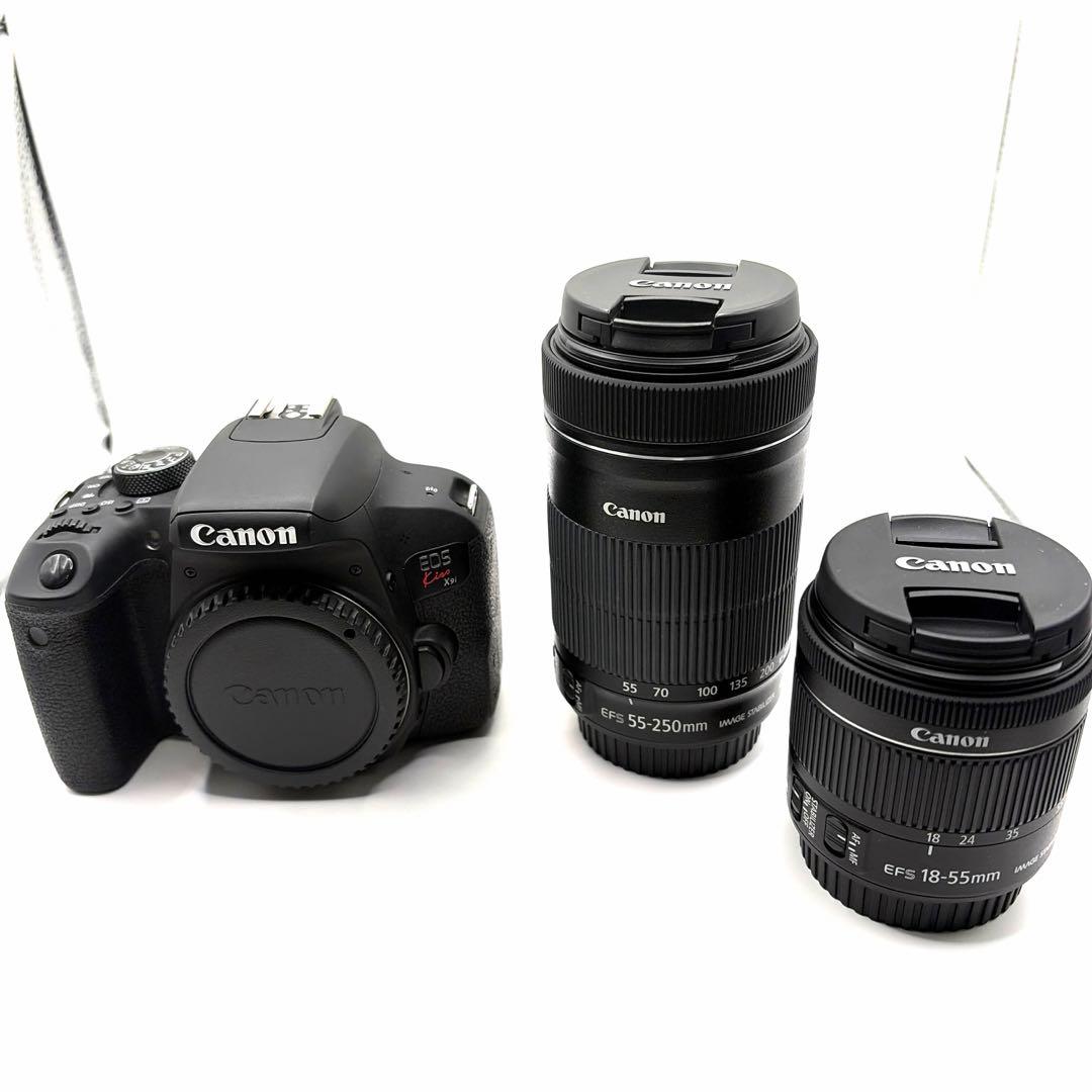 未使用品級　Canon EOS Kiss X9i ダブルズームキット　箱あり