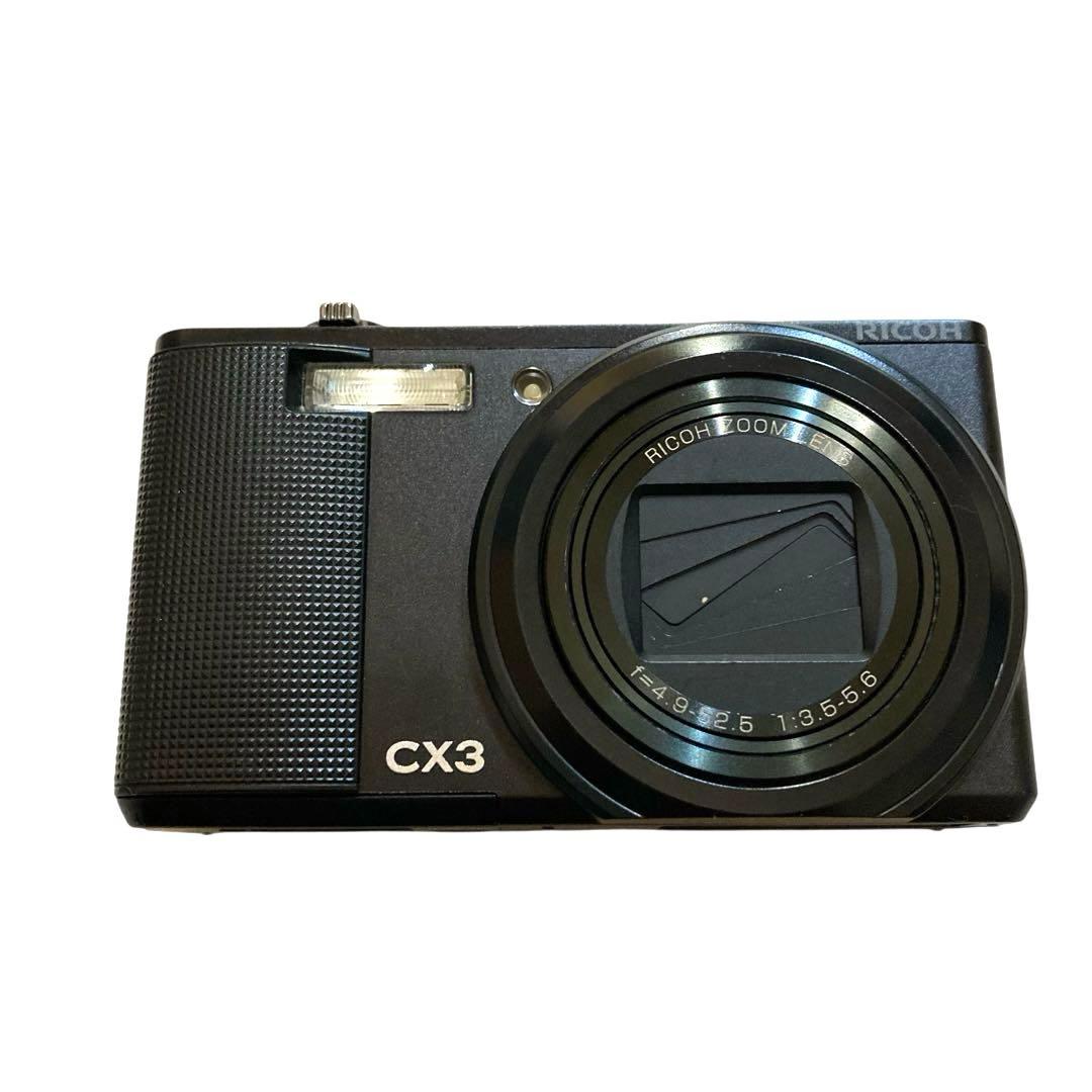 [美品•即使用可] RICOh リコー CX-3 コンパクトデジタルカメラ 黒