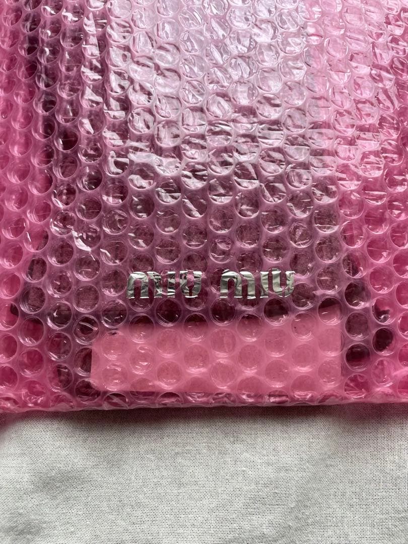 【希少・新品】miumiu 00s archive レザー グローブ 手袋