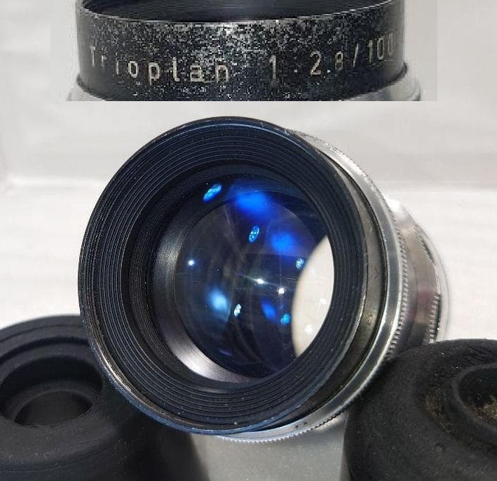 超美★Meyer Trioplan 100mm f2.8 V M42 バブルボケ