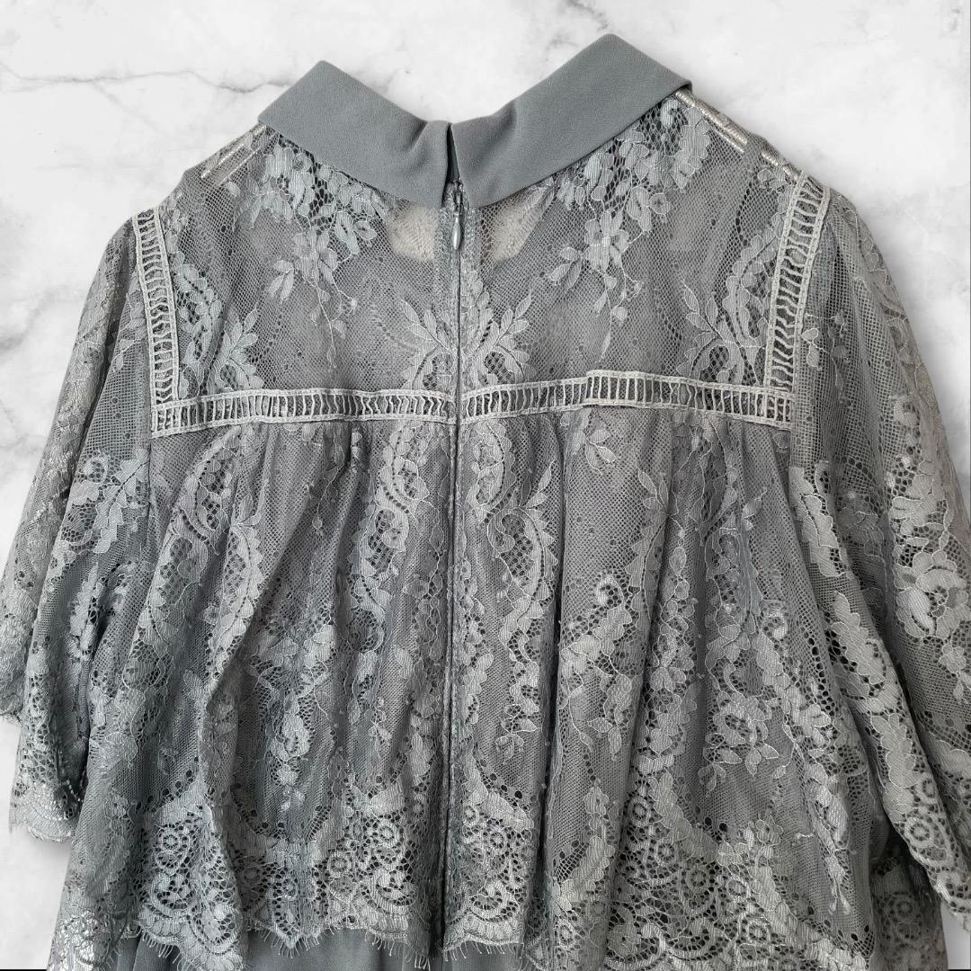 新品 Dorry Doll レース シフォン パーティ ロング ドレス LL