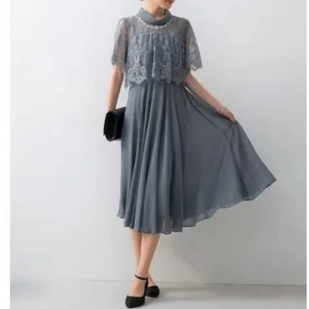 新品 Dorry Doll レース シフォン パーティ ロング ドレス LL