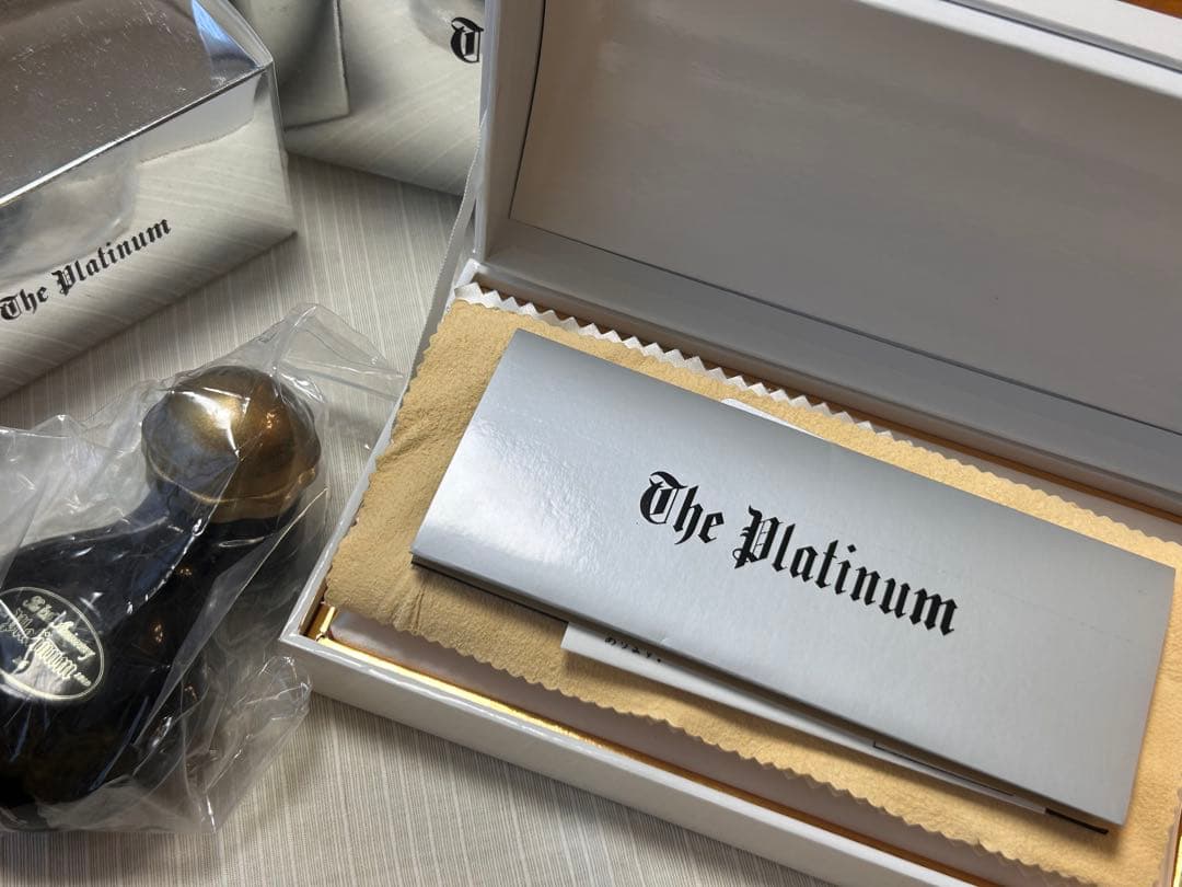 【美品】プラチナ万年筆 創業70周年記念 レターウッド スネークウッド セット
