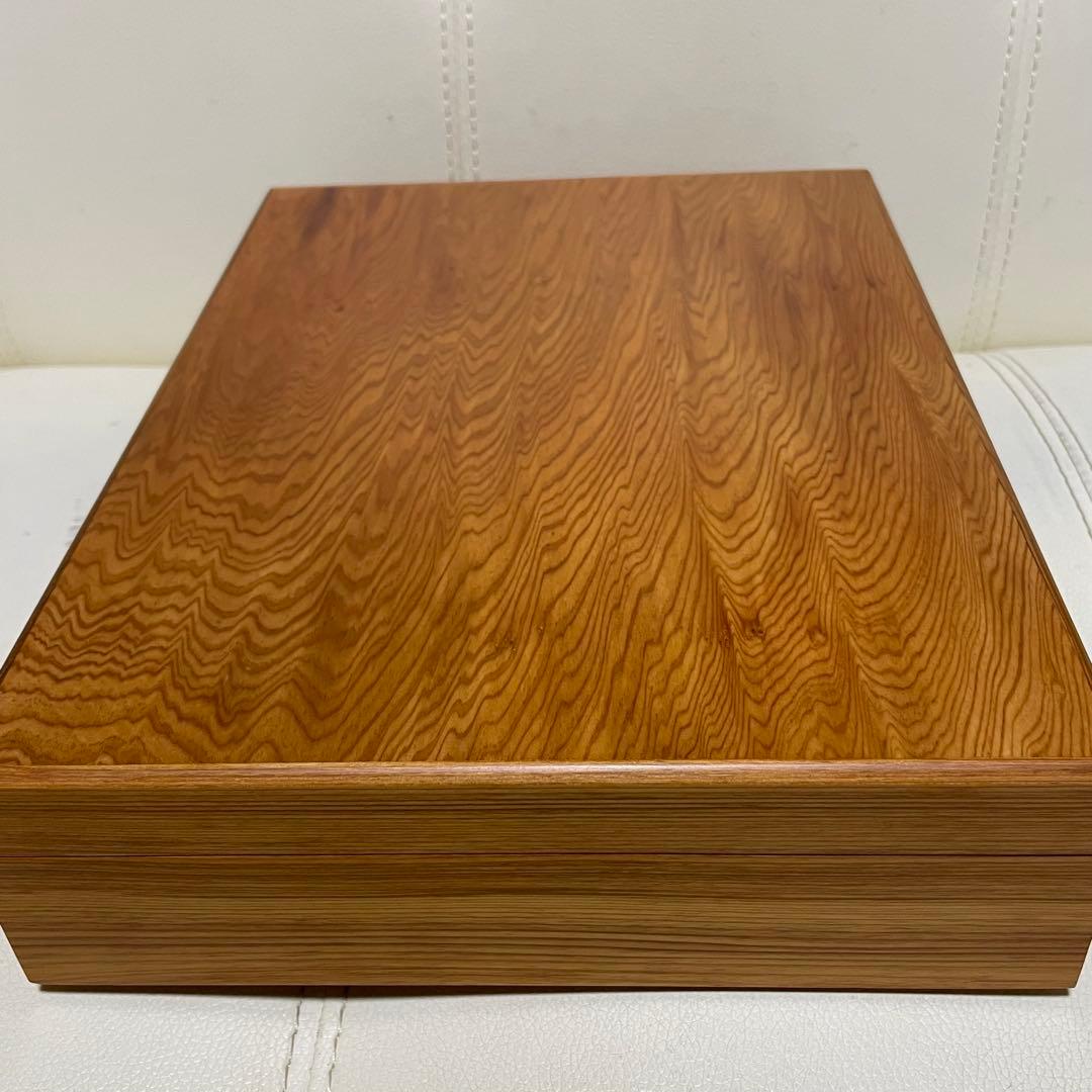 未使用に近い！ 屋久杉 文箱 木箱 刻印あり