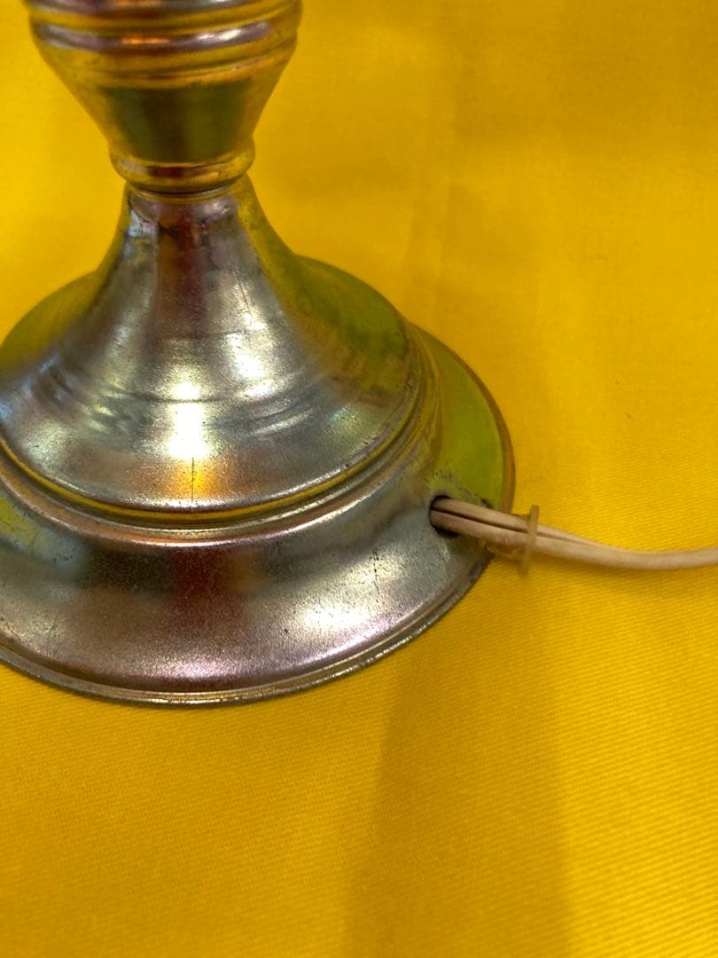 アンバーガラスのクラシックランプ　飾り専用