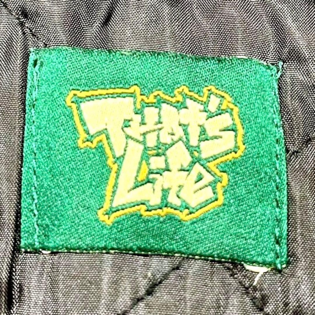 はちぷー ザッツライフ 刺繍ロゴ ゆるだぼ00s アクティブ パーカー