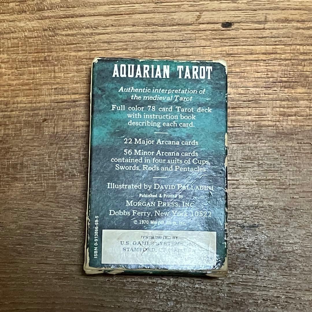 アクエリアン タロットカード【1970年代 ビンテージ 廃盤希少】