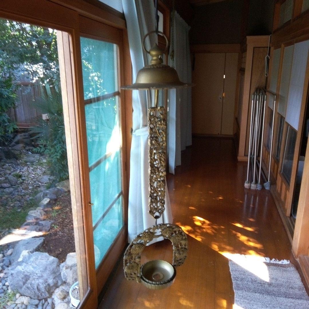 キャンドルホルダー　お灯明　ティーライトキャンドル　アンティーク　縦約５９センチ