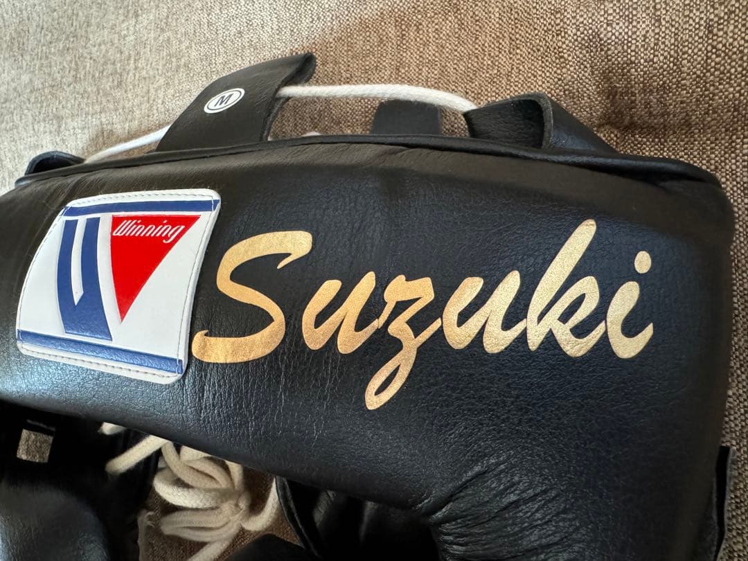 winning ウイニング ボクシング ヘッドギア M 黒