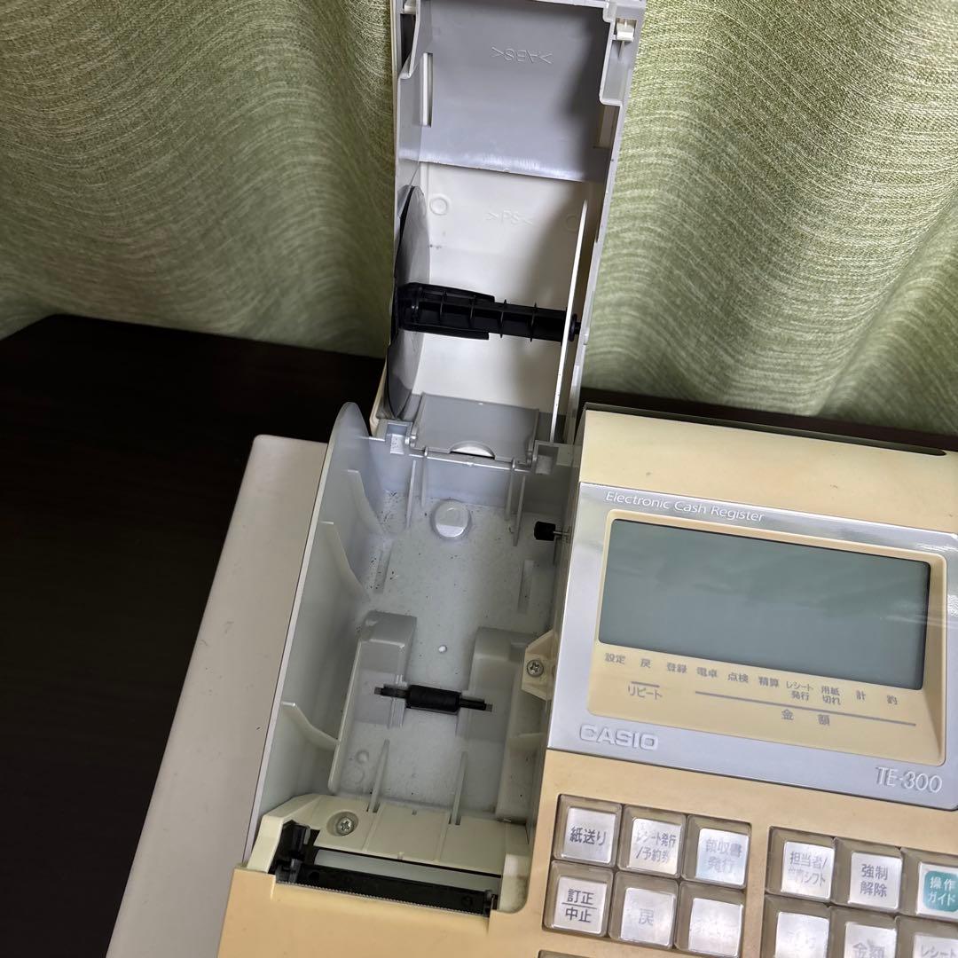CASIO カシオ TE-300 電子レジスター　ドロアー