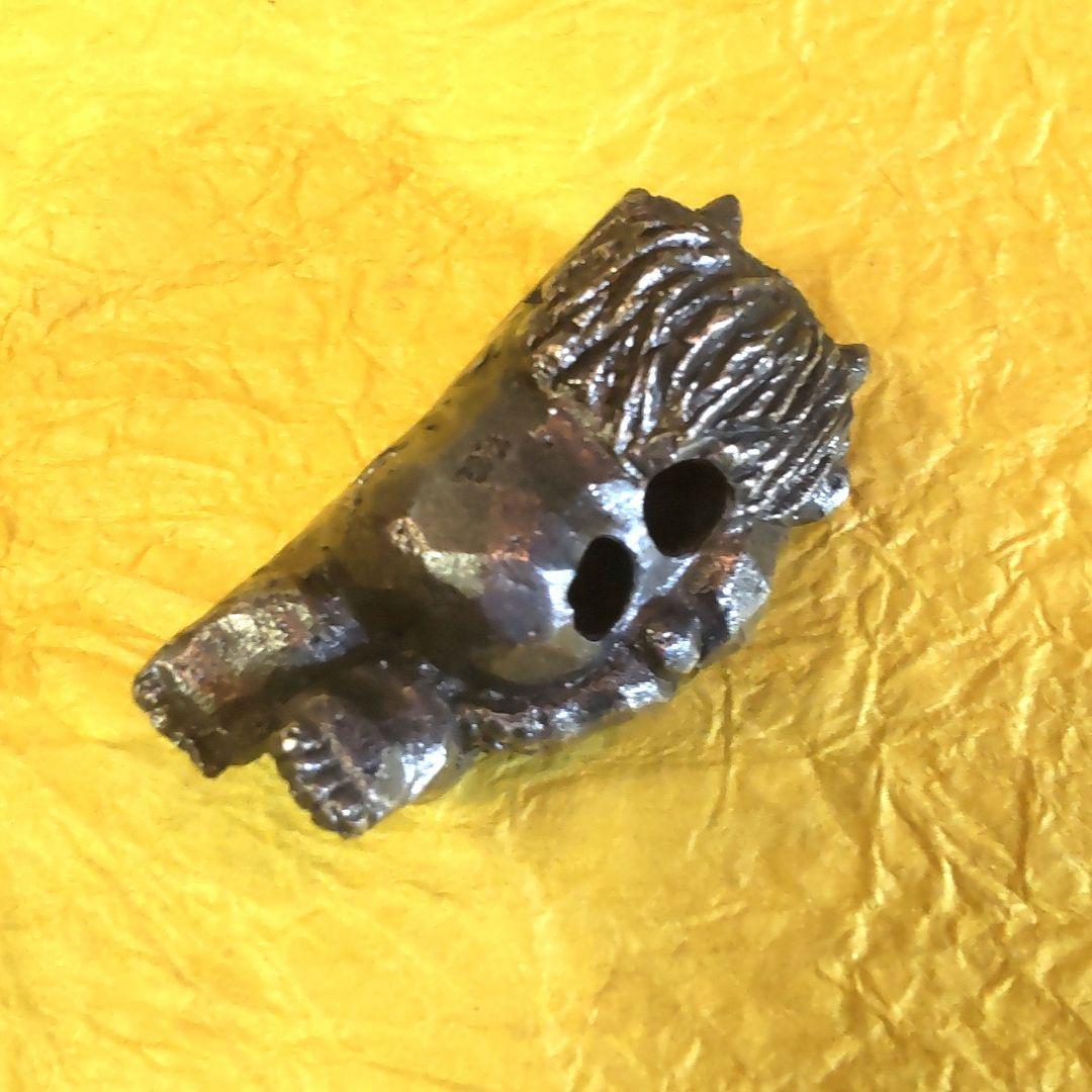 712*Z353たかあき 根付 純銀 彫刻 絵画 掛軸 版画