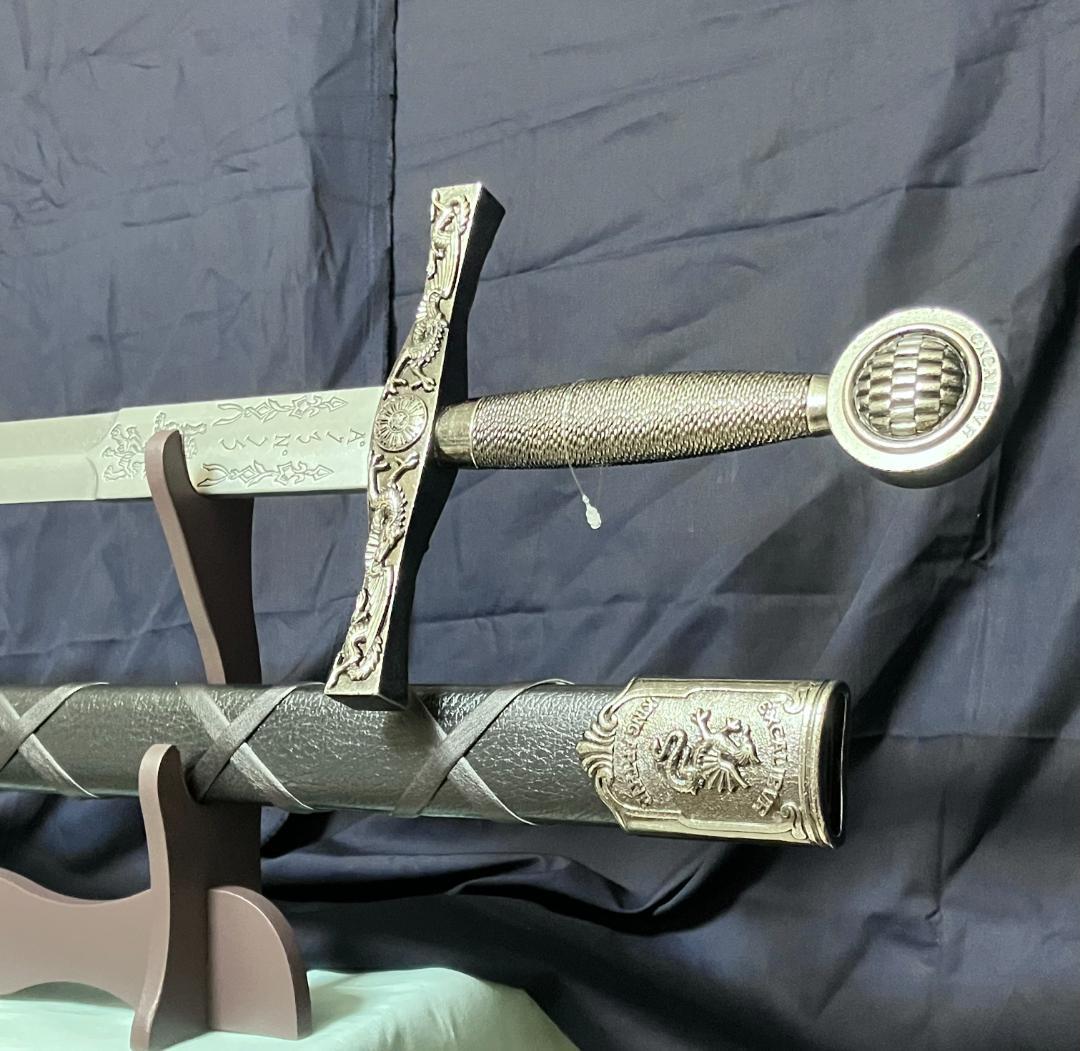 ※追記❷アリ：2本:新品未使用『エクスカリバー＆ダガー』DENIX製 模造刀剣類