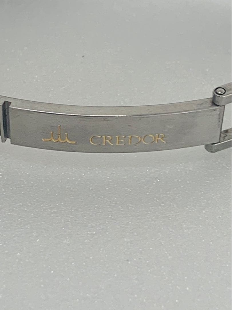 【美品】セイコー QZ 8N81-6000 クレドール SS×18KT