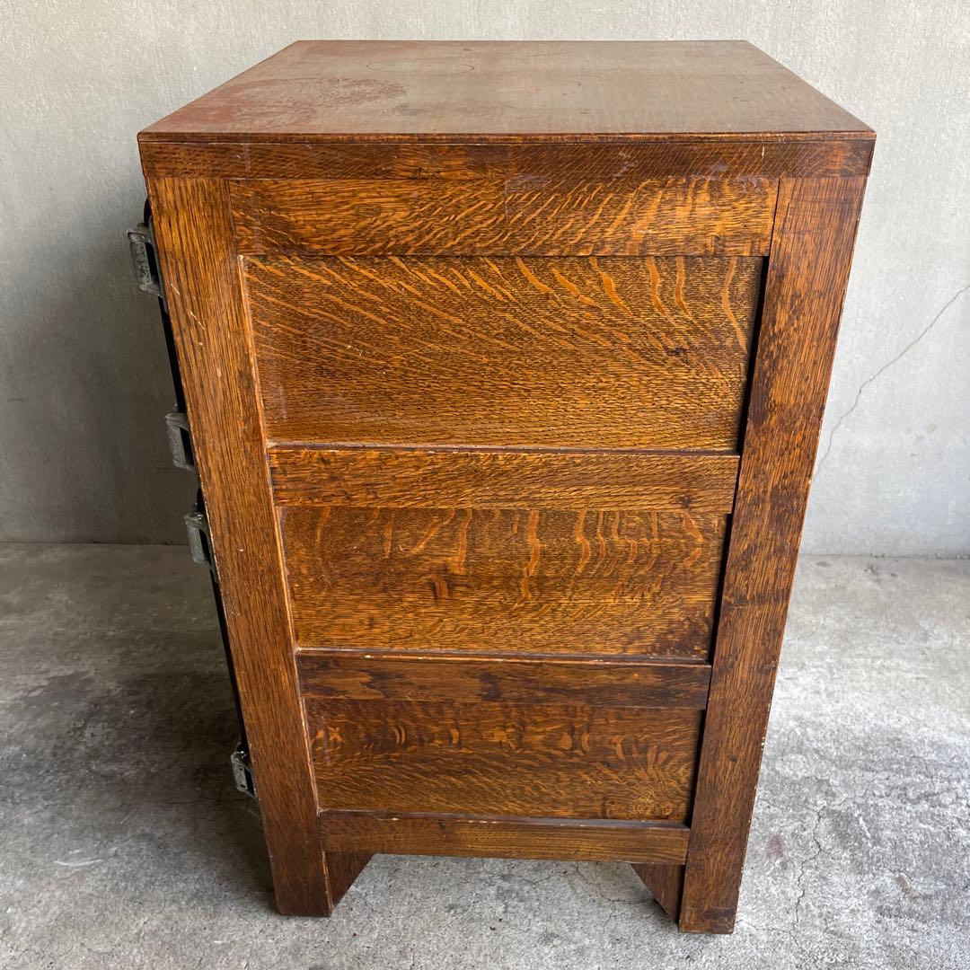 昭和レトロ　木製冷蔵庫　氷冷蔵庫　ビンテージ冷蔵庫