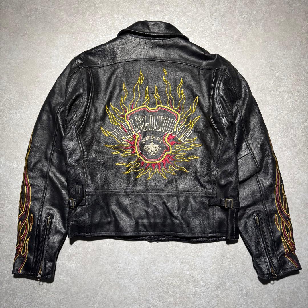 ジャケット・アウター HARLEY DAVIDSON vintage leather jacket