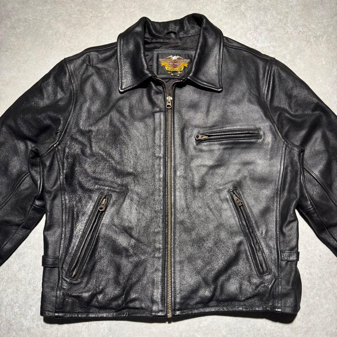 ジャケット・アウター HARLEY DAVIDSON vintage leather jacket