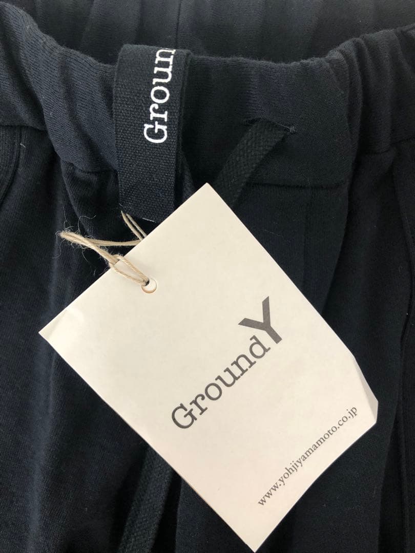 新品未使用タグ付き　Ground Y グラウンドワイ　ブラック サルエルパンツ