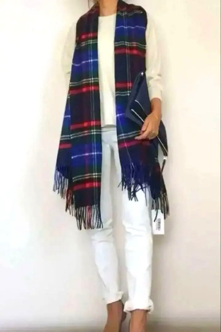 Recolored Stewart★ JOHNSTONS 大判カシミアストール