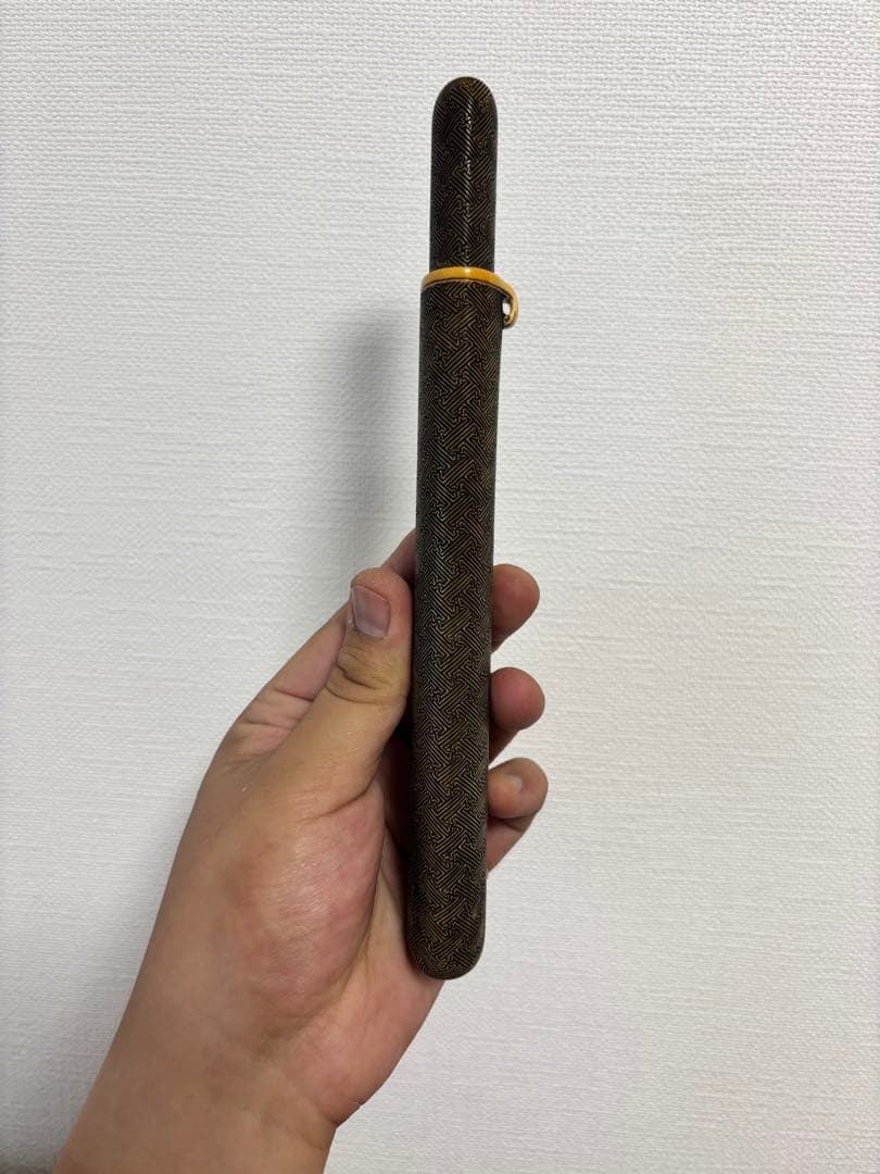 【小城】極上材キセル筒 提物 煙草入 時代物 細工 喫煙グッズ 明治時代