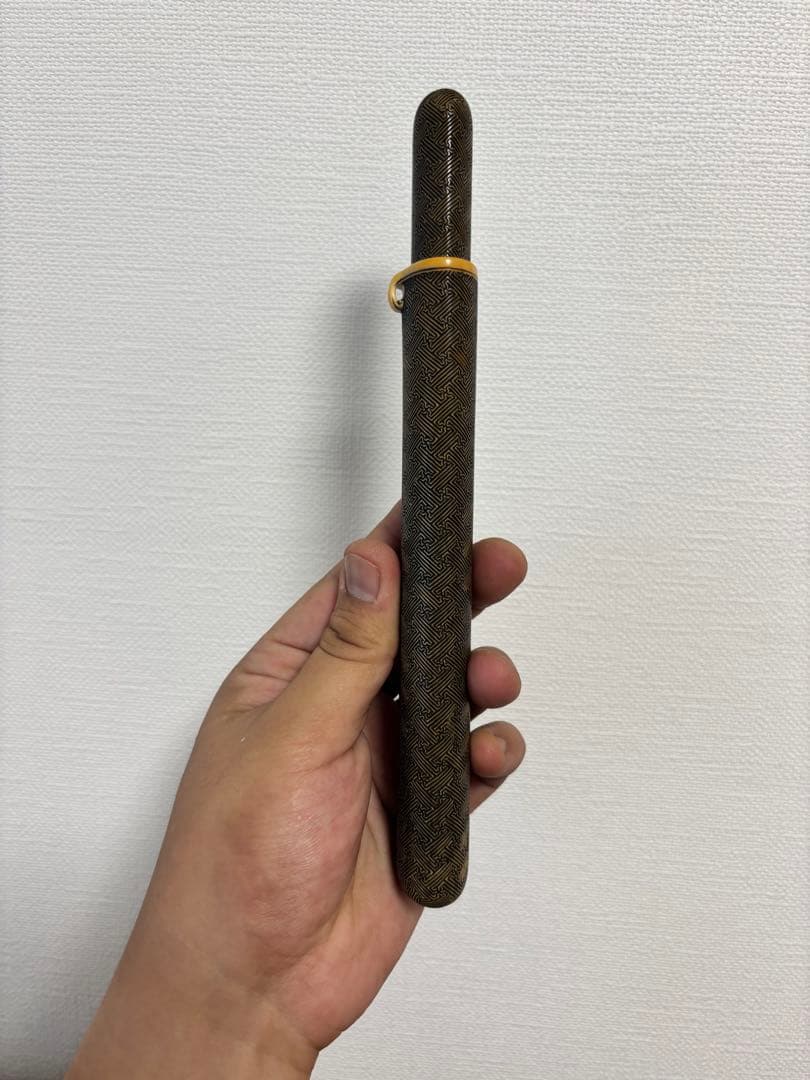 【小城】極上材キセル筒 提物 煙草入 時代物 細工 喫煙グッズ 明治時代