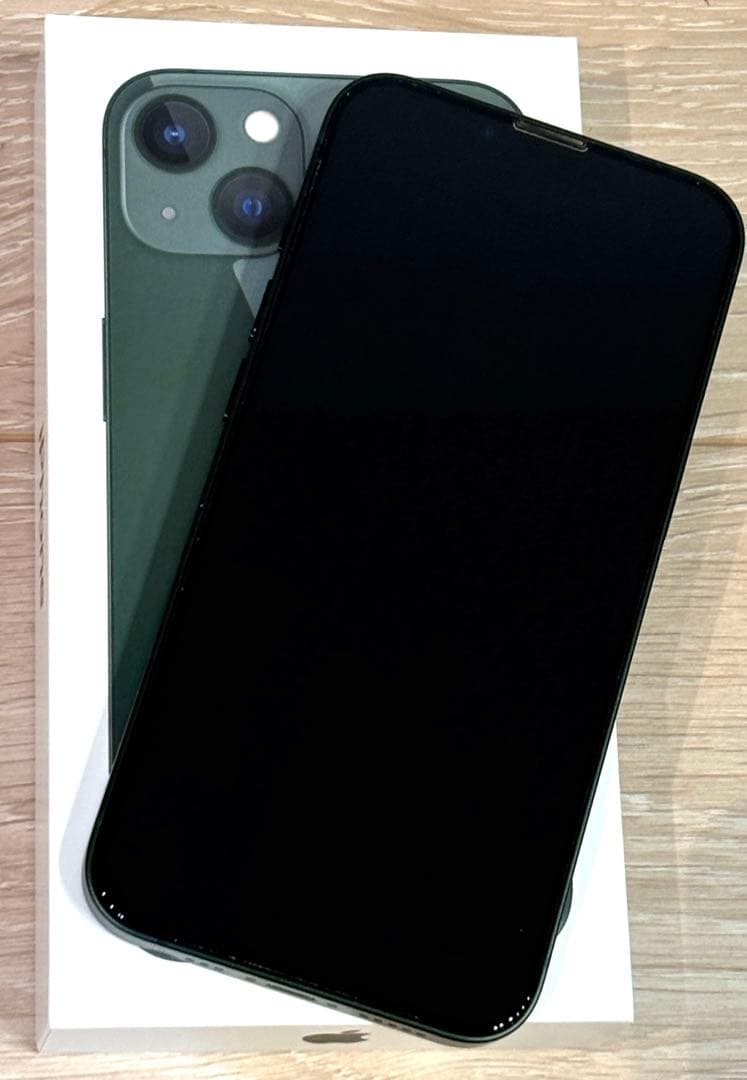 【即日発送】美品iPhone13 グリーン256GB SIMフリー 付属品新品