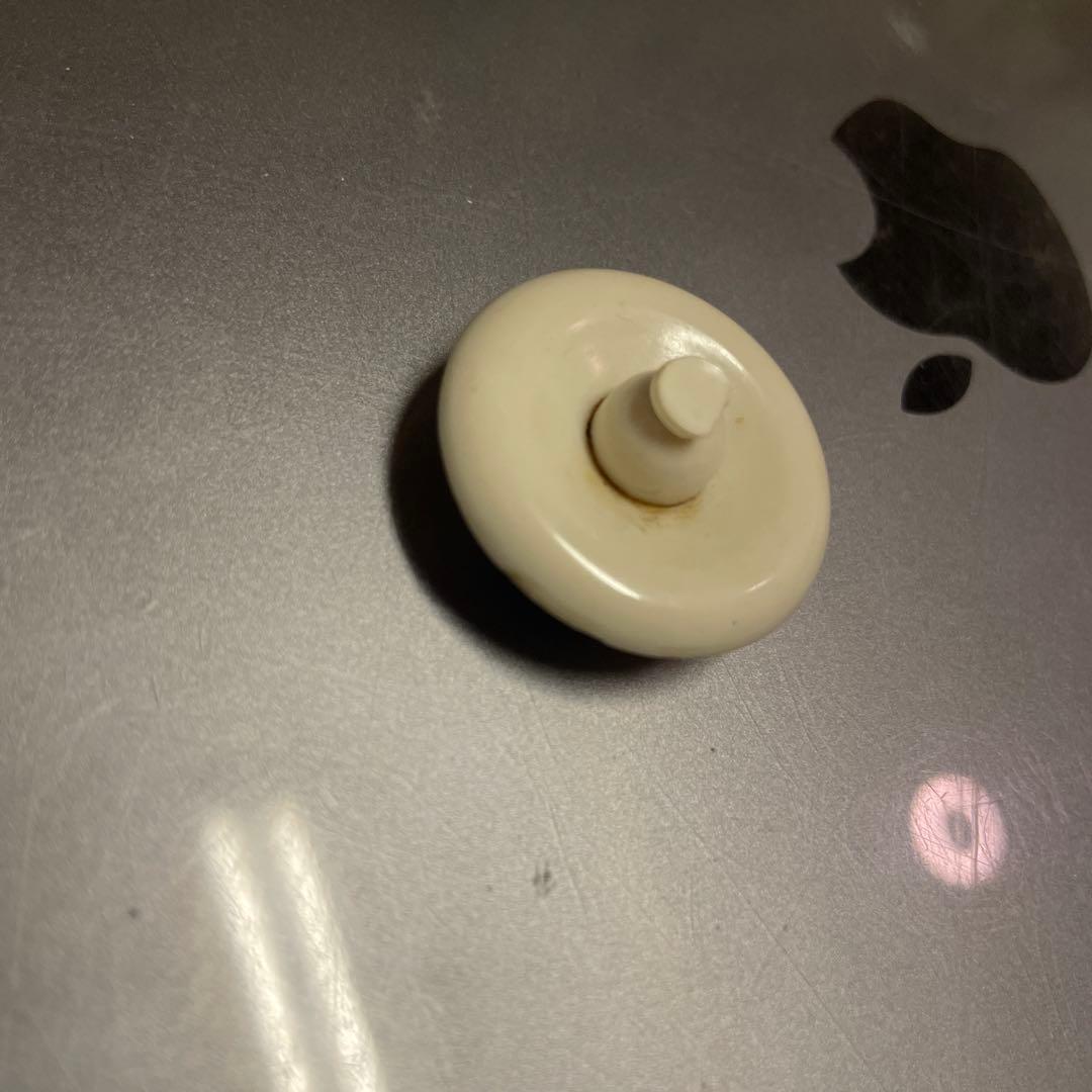 茶道具　京都　清水焼　朝日堂　茶入れ　茄子茶入　　京陶器　ビンテージ　赤茶色