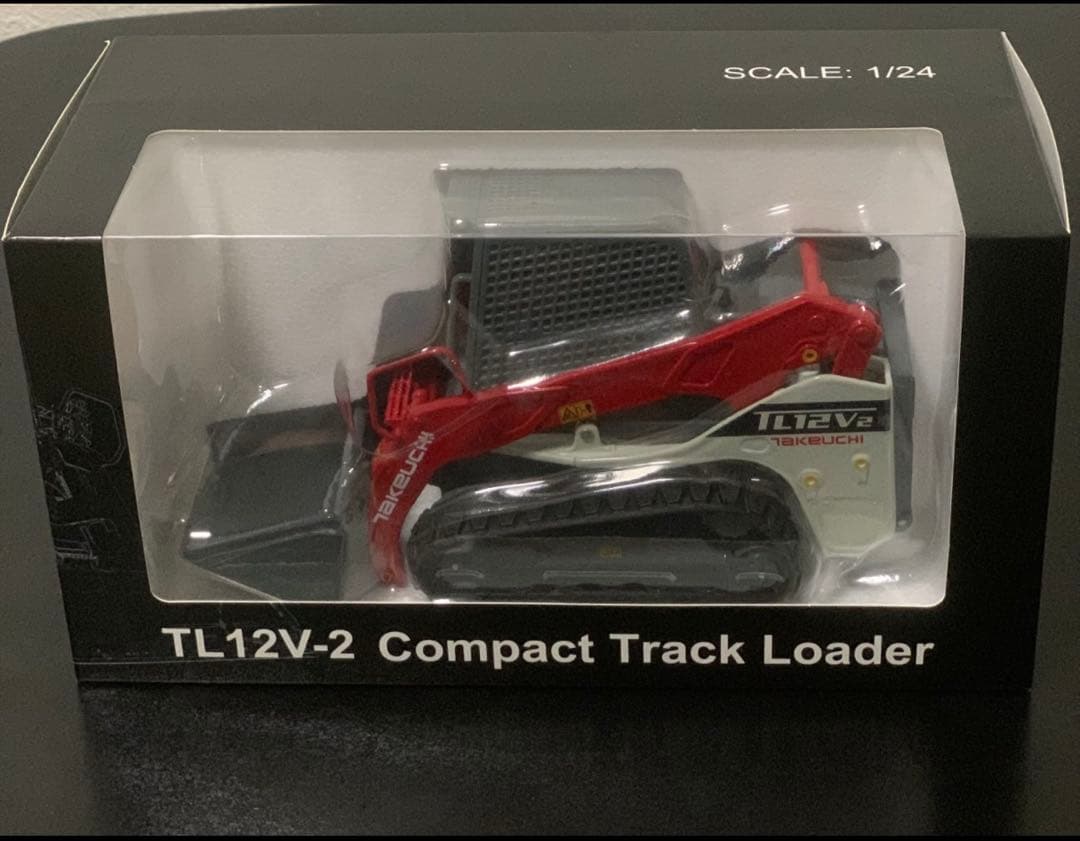 TAKEUCHI TL12V2 ミニカー 赤/灰色1/24